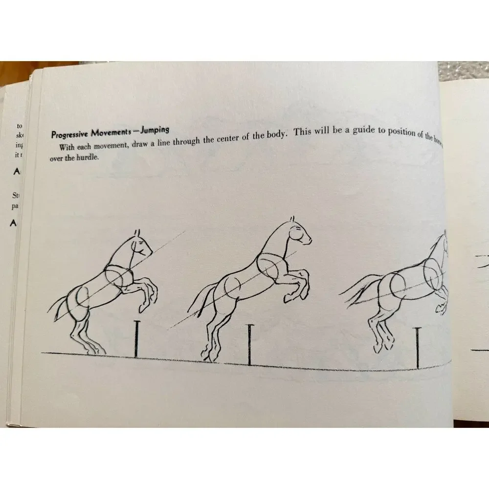Drawing Horses Victor Perard 1956 Pitman Art Book #16 Equestrian